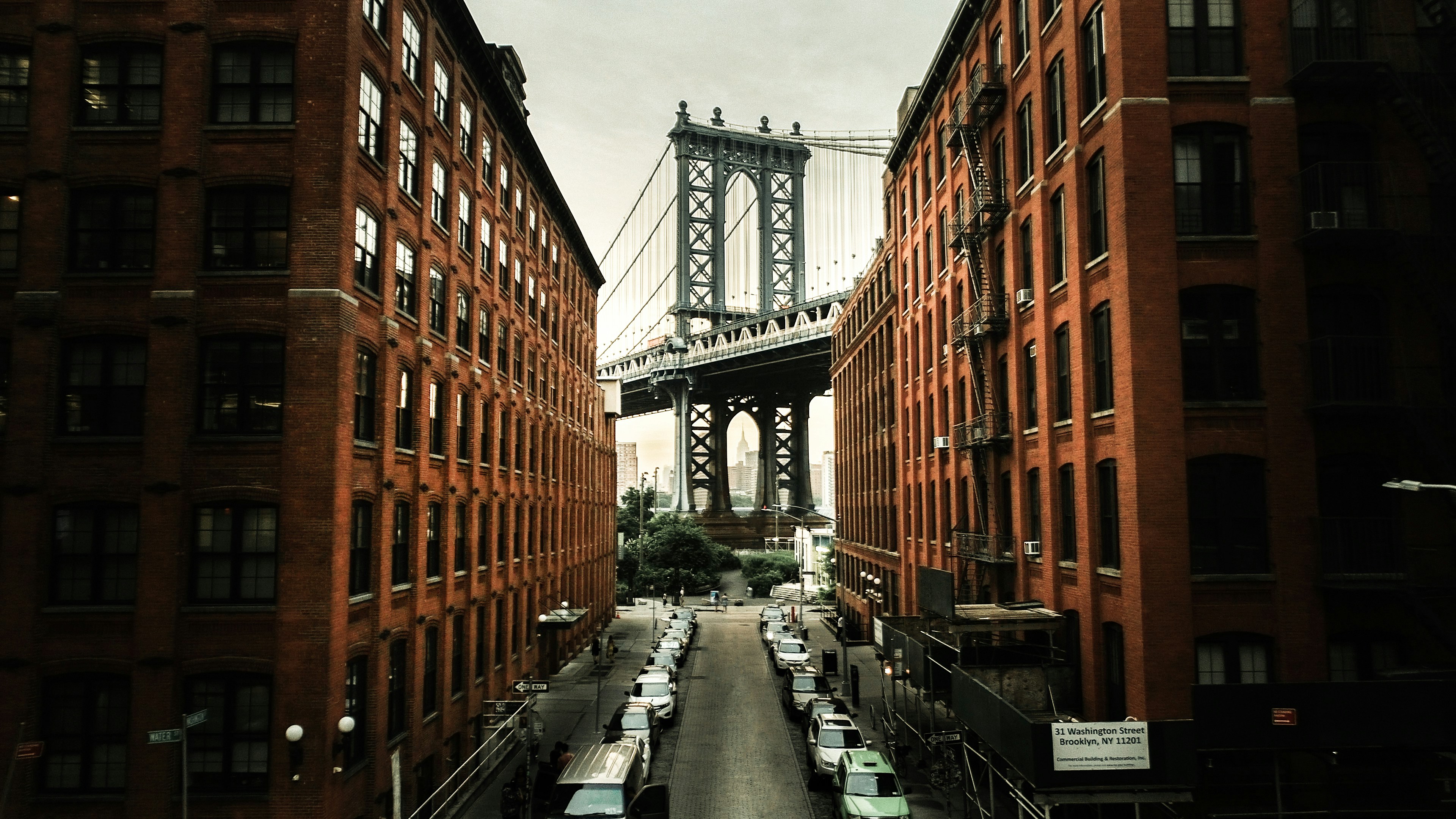 Manhattan Bridge view from DUMBO