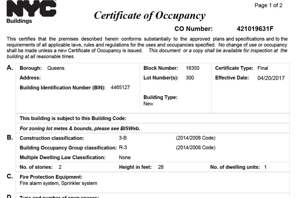 Legal use of existing building square footage compliance diagram